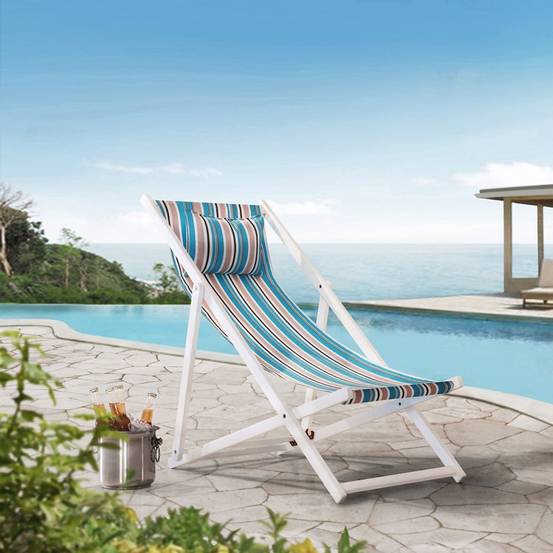 Sunjoy Belton foldable beach chair image 0