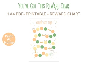Neutral Kids Reward Chart: Motivation Tracker (Digital Download)