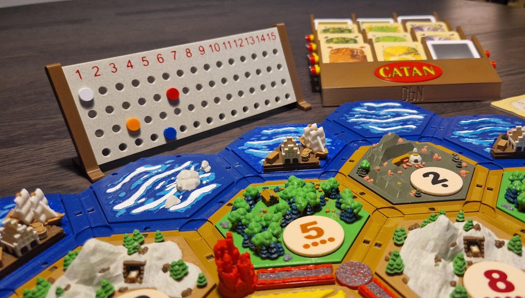 Catan Score Tracker up to 15 Points - Etsy