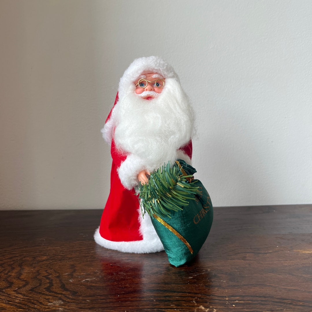 Vintage Father Christmas Tree Topper Retro Christmas Tree Etsy