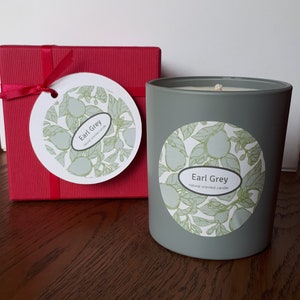 Earl Grey Tea Natural Soy Candle