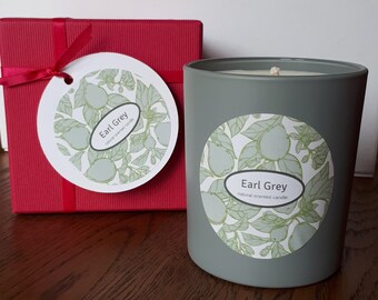 Earl Grey Thee Natuurlijke Soja kaars