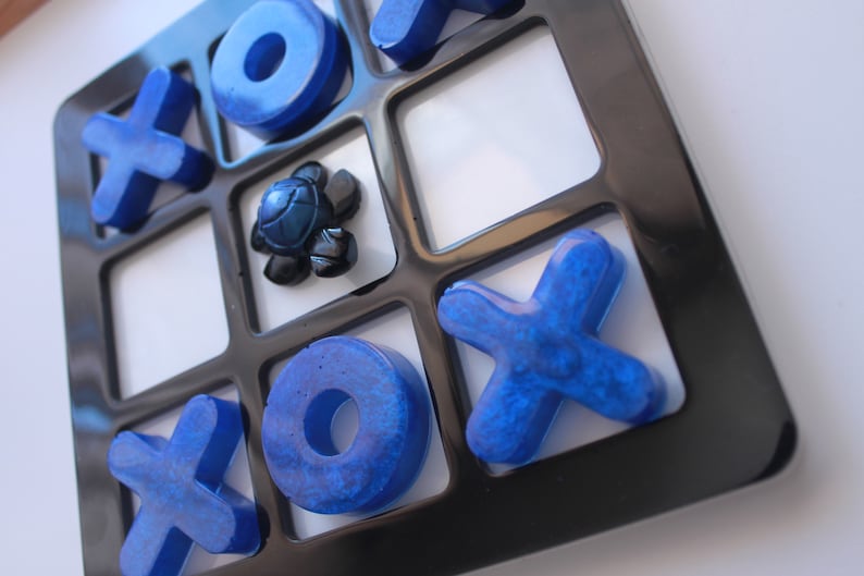 Resin Tic Tac Toe Boards; coffee table games; decor; children\u2019s games