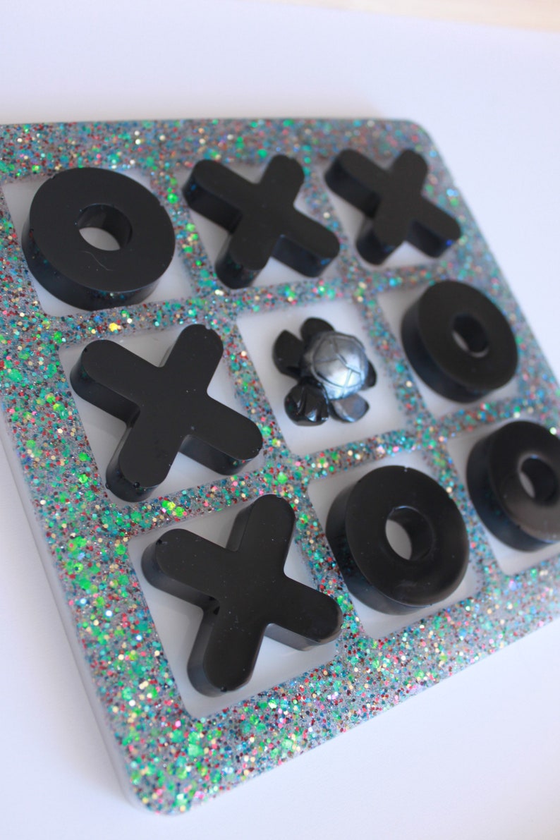 Resin Tic Tac Toe Boards; coffee table games; decor; children\u2019s games