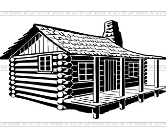 Download Winter Cabin Svg Etsy