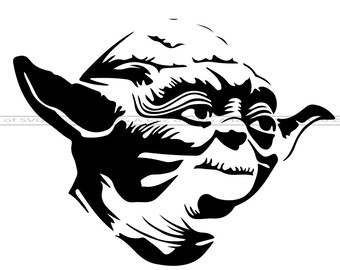 Free Free 54 Stencil Baby Yoda Outline Svg SVG PNG EPS DXF File