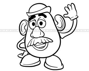 Mr Potato Head Png Etsy Mr Potato Head Png Etsy