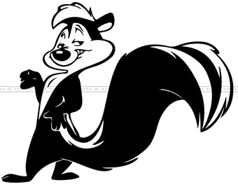 Pepe Le Pew Skunk Etsy