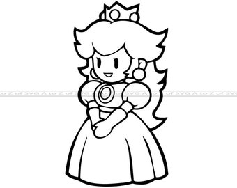 Download Princess Peach Svg Etsy