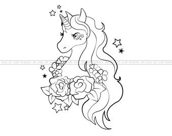 Free Free Unicorn Svg Outline 230 SVG PNG EPS DXF File