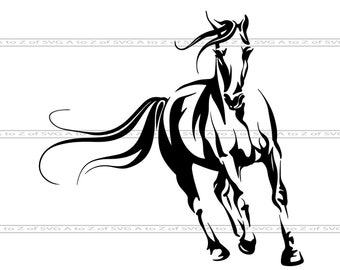 Download Horse Outline Svg Etsy