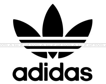 adidas logo outline