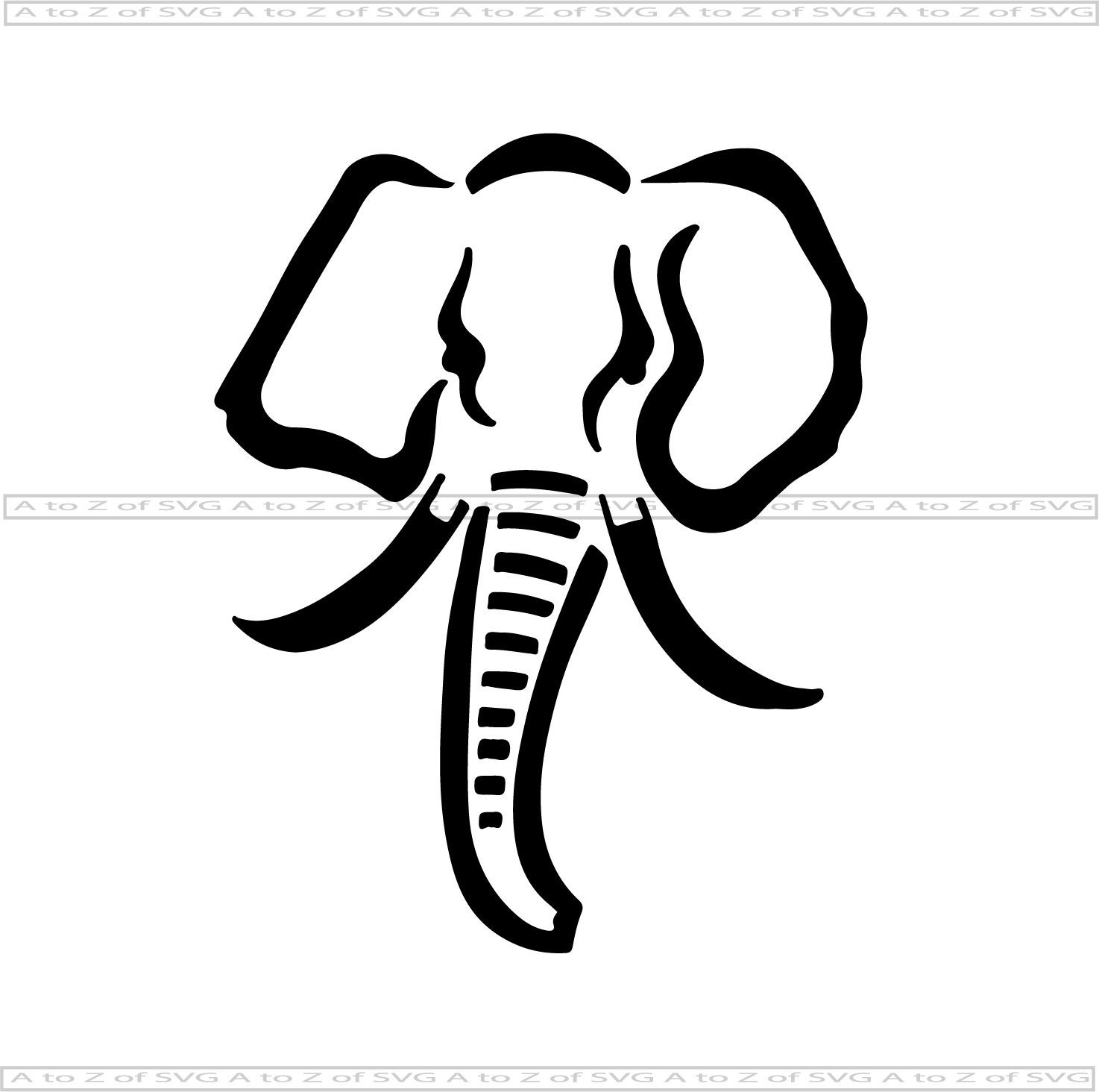 Free Free 128 Elephant Face Svg SVG PNG EPS DXF File