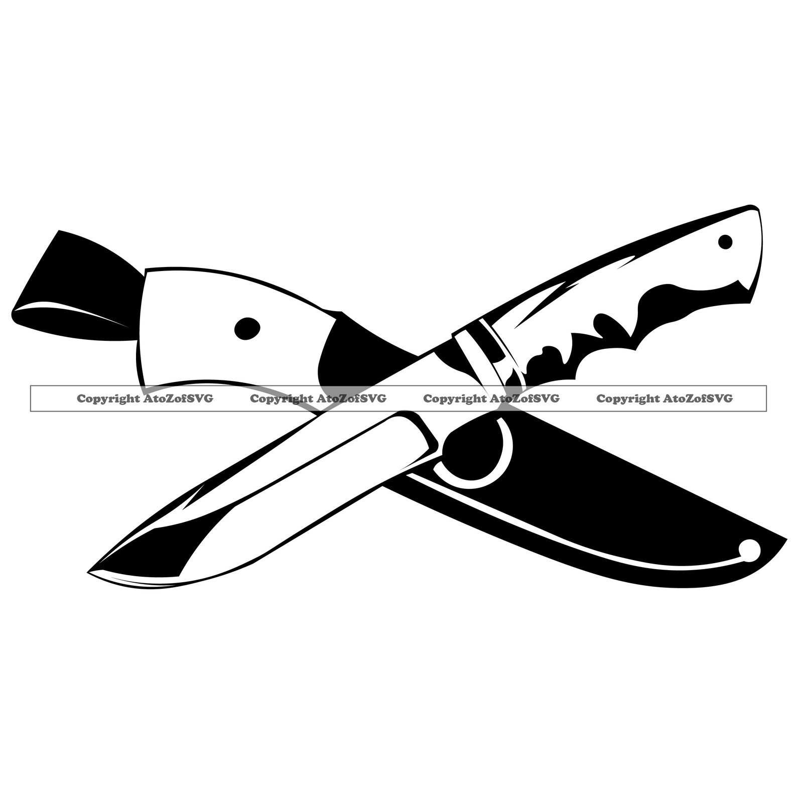 Knife Blade Holder Weapon Dagger Hunting Rambo Design Element Etsy