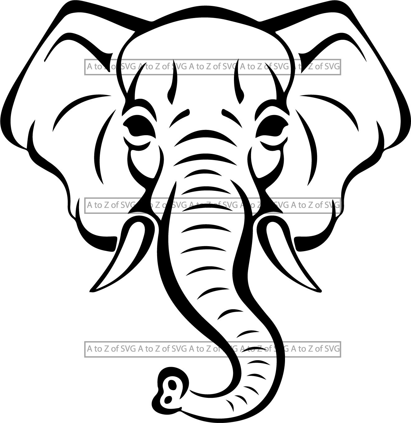 Free Free 110 Elephant Face Svg SVG PNG EPS DXF File