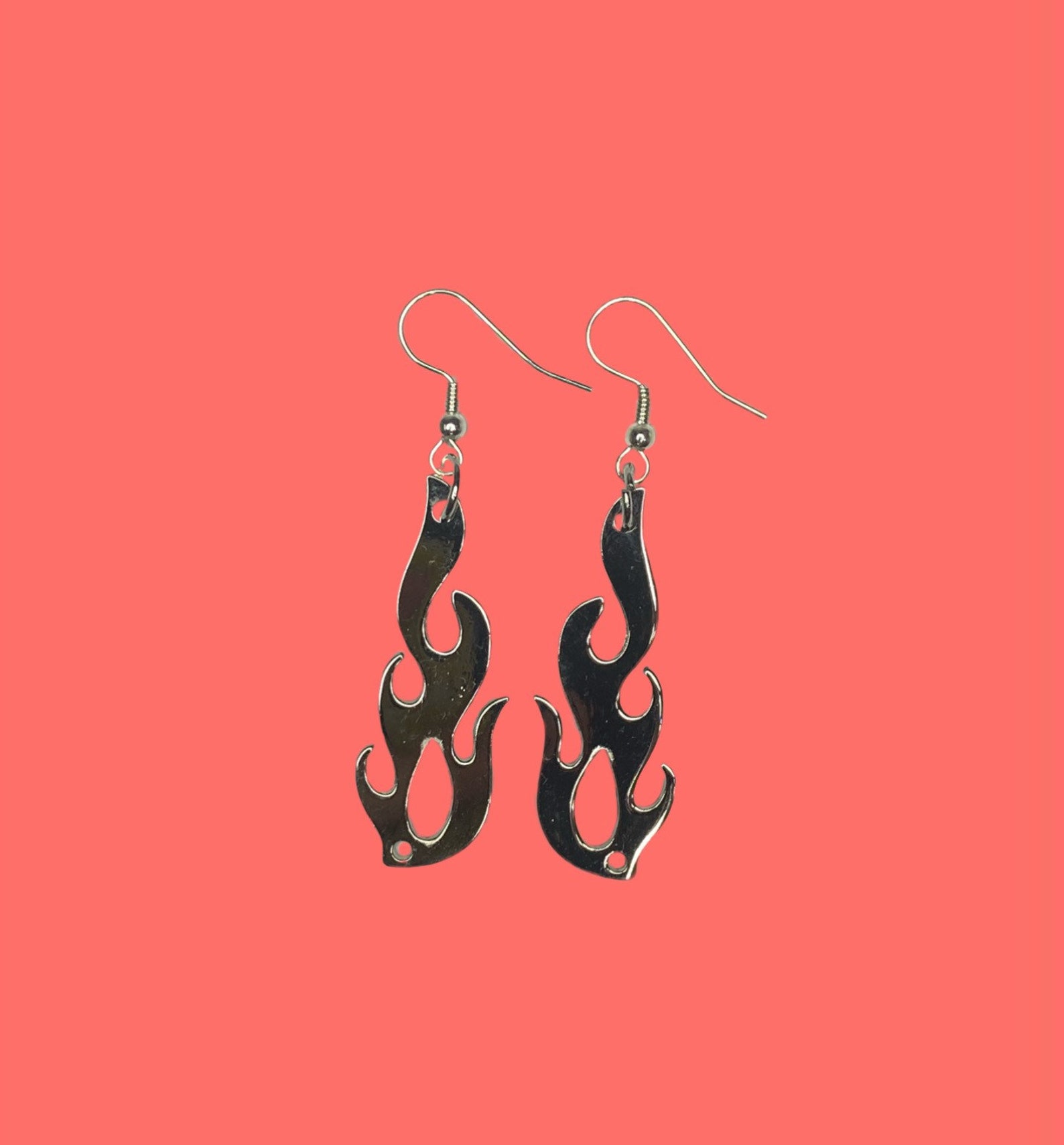 Fire flames earrings Etsy