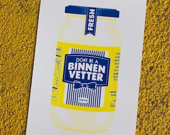 Binnenvetter - A3 Risoprint