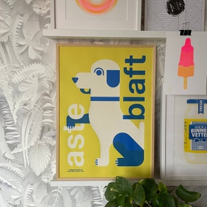 Asteblaft zeefdruk