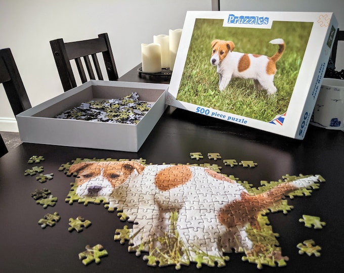 Prank Jigsaw Puzzle Pooping Jack Russell Dog Etsy UK