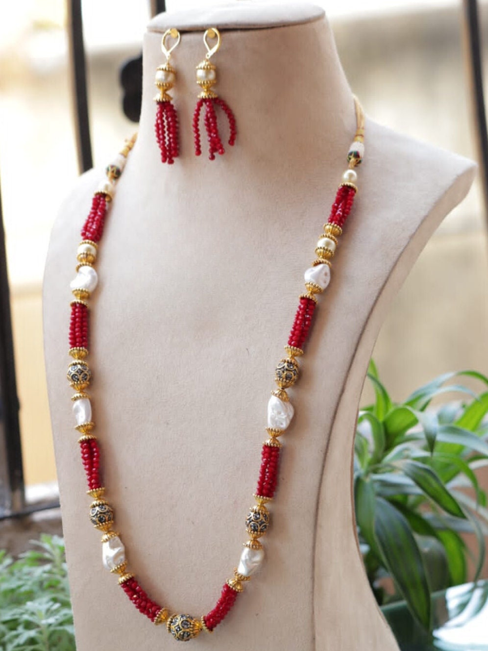 ネックレス・ペンダント Semi Precious Beads Necklace #7792 il_fullxfull.5909900875_h321.jpg