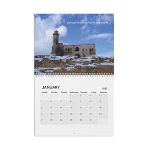Photos of Israel Calendar (2025)