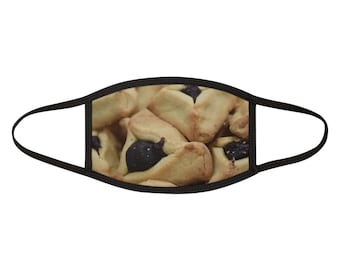 Hamantashen Mixed-Fabric Face Mask