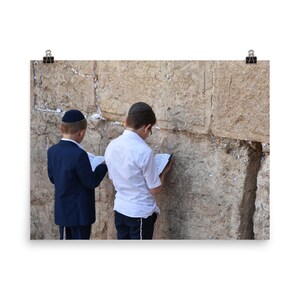 Boys Praying Poster