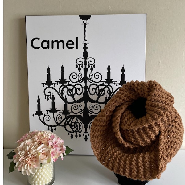 Infinity Scarf in Camel