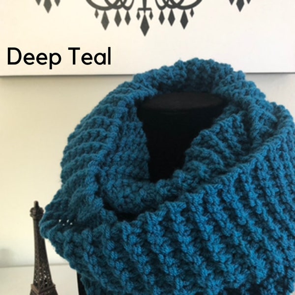 Infinity Scarf in Deep Teal