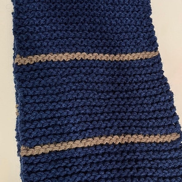 Men’s Hand Knit Scarf