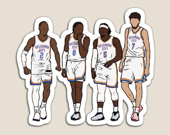 Shai, J-Dub, Lu Dort & Chet Glossy Sticker (3”, Water Resistant) Laptop and Phone Decal