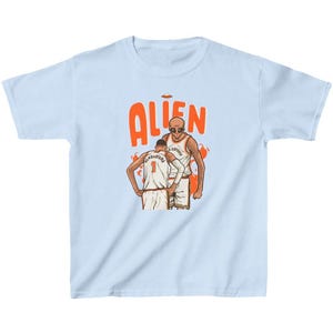 Młodzieżowa koszulka Victor Wembanyama Alien Cartoon Tee Rozmiary dziecięce