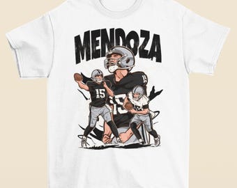 Fernando Mendoza Cartoon Style Las Vegas Football T-Shirt