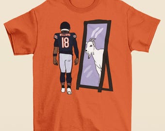 Maglietta a specchio GOAT di Caleb Williams