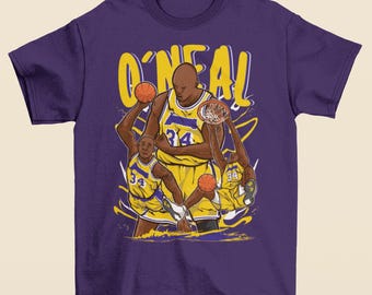 Vintage 90s Reebok Shaquille O'neal T-shirt Take Care of Your Baby
