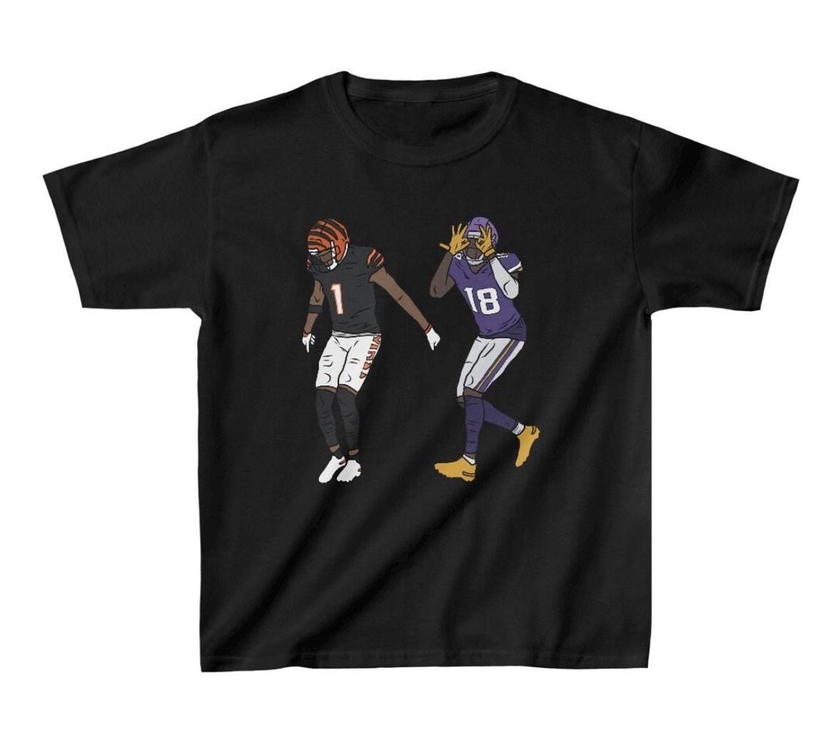 Youth T-shirt Ja'marr Chase and Justin Jefferson Griddy Tee