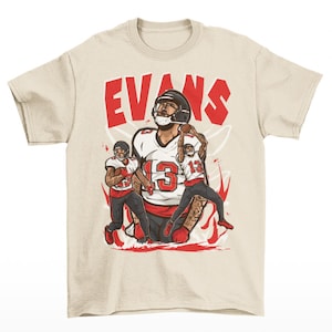 Mike Evans Cartoon Style Tampa Bay Football T-Shirt