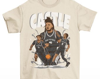 ステフォン・キャッスルの漫画Tシャツ