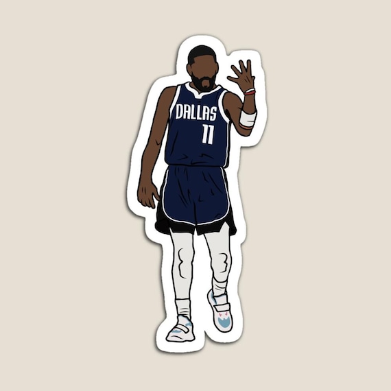 Kyrie Irving Left Hand Celebration Glossy Sticker (3”, Water Resistant)  Laptop and Phone Decal