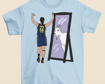 Caitlin Clark Mirror GOAT Indiana T-Shirt