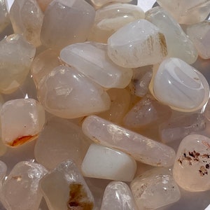 White Agate Crysal Bag