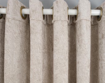 Velvet curtains blackout, Light Blocking, Sound Dampening, Velvet Drape