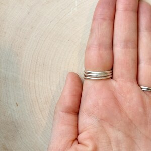 MCP Ring Splint | Finger Splint For MCP Joint Stabilization | EDS | Arthritis | Trigger Finger | Handmade Rings | 940 Silver image 4