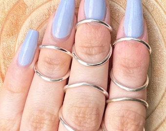 Schwan Ring | Fingerschiene für EDS/Arthritis | Gelenkstabilisierung für Hyperbeweglichkeit | Holzhammer Finger | Schwan Mißbildung | Silber