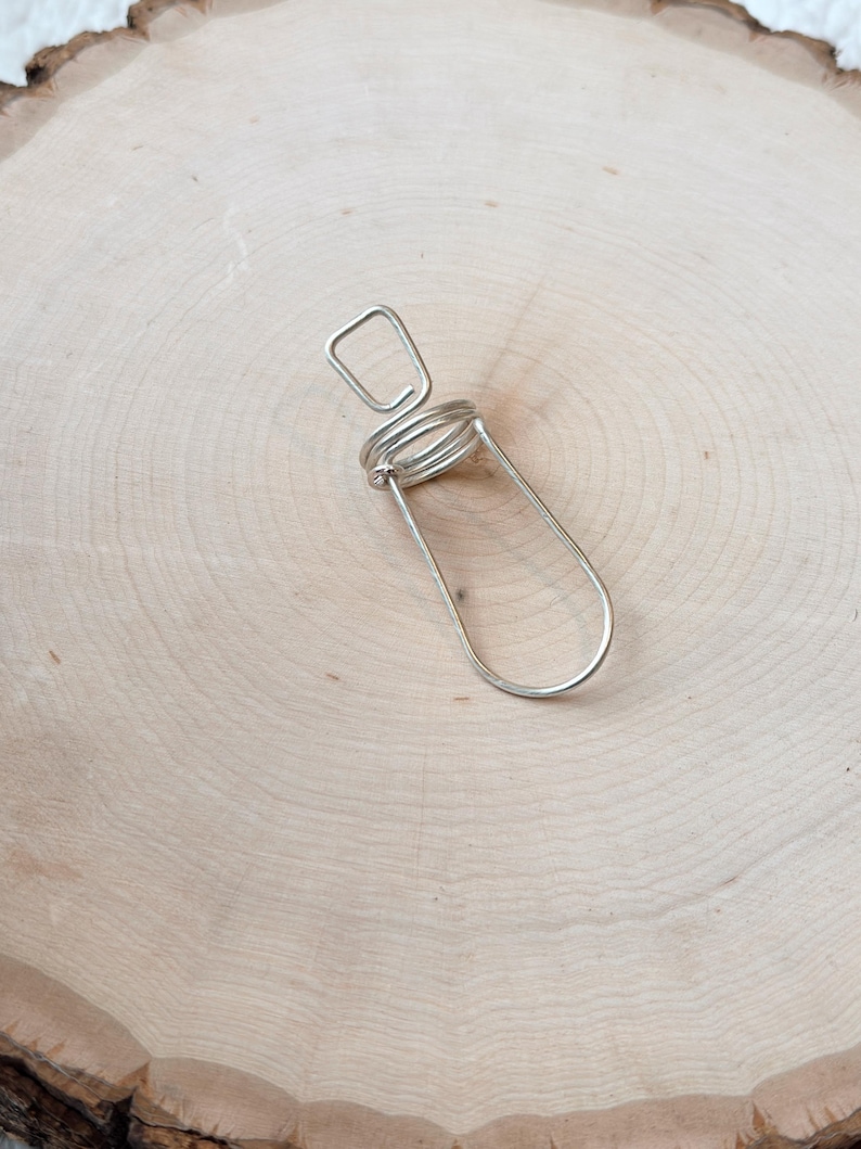 MCP Ring Splint | Finger Splint For MCP Joint Stabilization | EDS | Arthritis | Trigger Finger | Handmade Rings | 940 Silver image 5