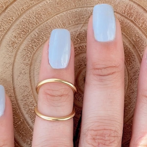 Adjustable 12k Gold Filled Swan Ring | Finger splint for EDS/Arthritis | Joint stabilization for Hypermobility | Mallet Finger