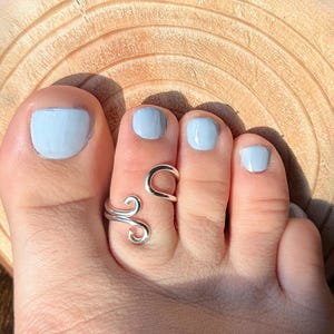Adjustable Toe Ring Splint | Toe splint for EDS/Arthritis | Joint stabilization for Hypermobility | Sterling Silver