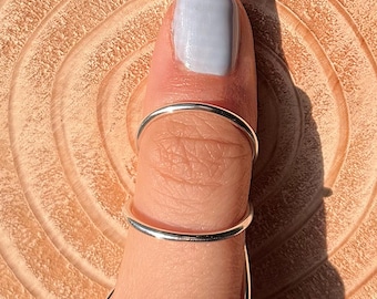 MCP Thumb Ring Splint | Sterling Silver | Finger splint for EDS/Arthritis | Joint stabilization for hypermobility | Swan Deformity