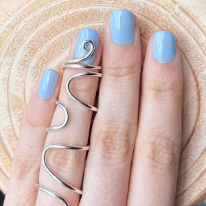 Full Finger Ring Splint | EDS/Hypermobility | Mallet Finger | Trigger Finger | Joint Stabilization | Lateral Deviation | Arthritis |Handmade