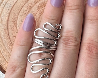 Decorative Mallet Ring Splint | Trigger Finger | Sterling Silver | EDS |Arthritis | Joint Stabilization | Swan Neck Deformity | Handmade